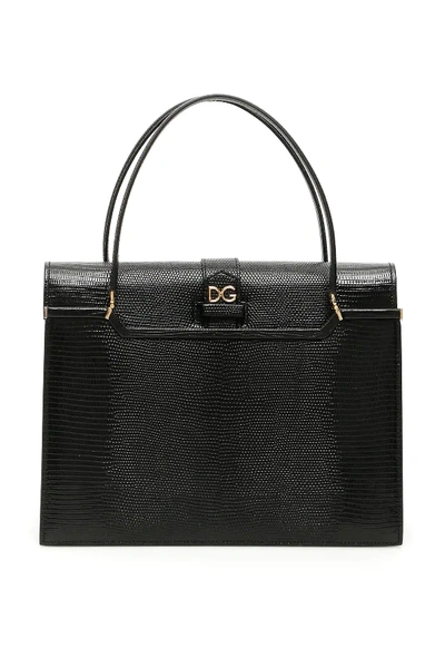 Shop Dolce & Gabbana Small Ingrid Bag In Black