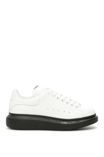 Shop Alexander Mcqueen Oversize Sneakers In White,black