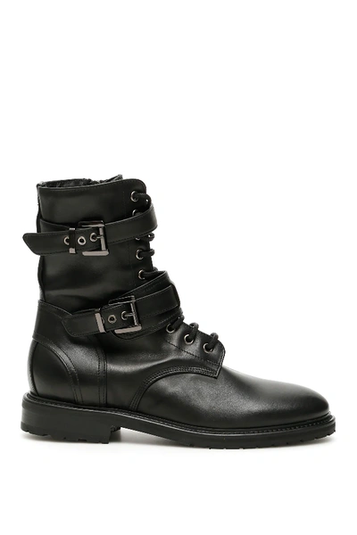Shop Dawni Double Buckle Boots In Black