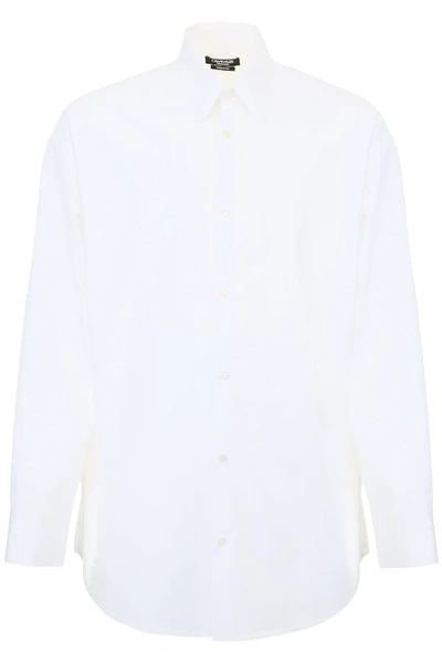 Shop Calvin Klein 205w39nyc Oversized Shirt With Logo In White