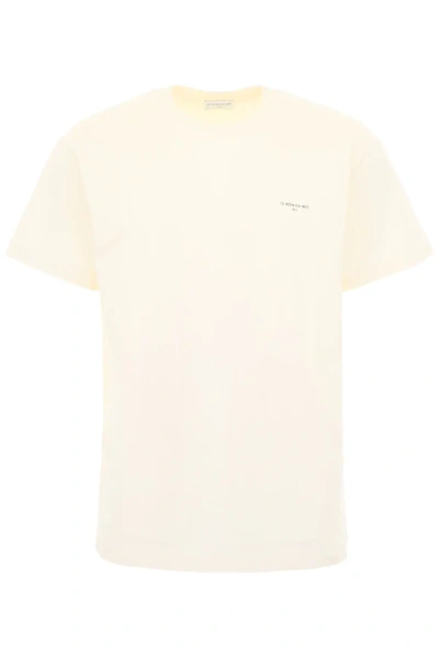 Shop Ih Nom Uh Nit Lettering T-shirt In White