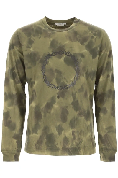 Shop Alyx Camouflage Long-sleeved T-shirt In Green