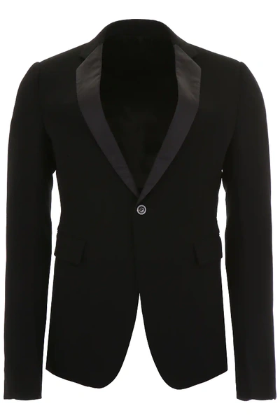 Shop Rick Owens Tuxedo Jacket In Black