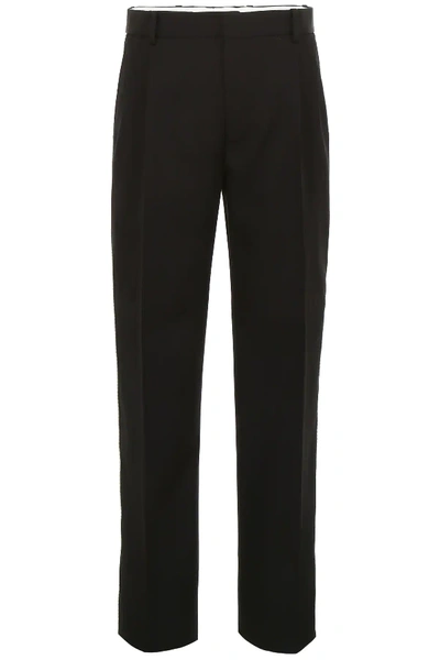Shop Calvin Klein 205w39nyc Trousers With Side Bands In Black