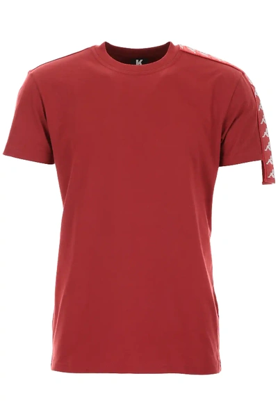 Shop Kappa T-shirt With Logo Band In Red