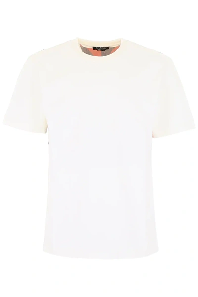 Shop Calvin Klein 205w39nyc T-shirt With Logo And Stars On The Back In White,red,blue