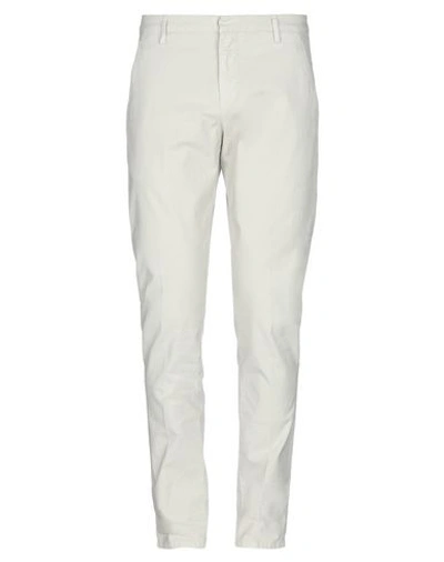 Shop Dondup Man Pants Beige Size 30 Cotton, Elastane, Polyester