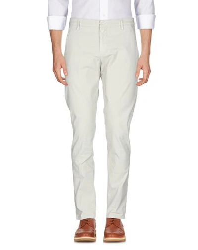 Shop Dondup Man Pants Beige Size 30 Cotton, Elastane, Polyester