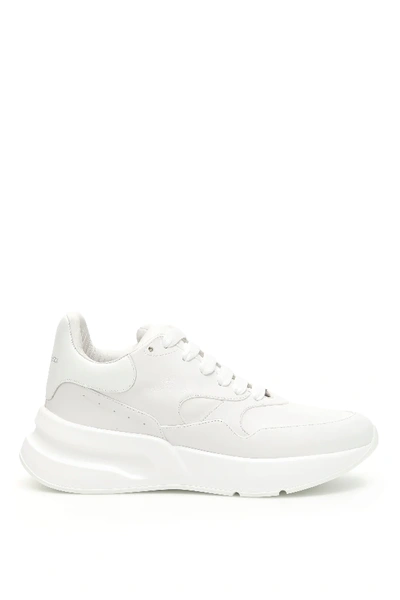 Shop Alexander Mcqueen Oversize Runner Sneakers In White