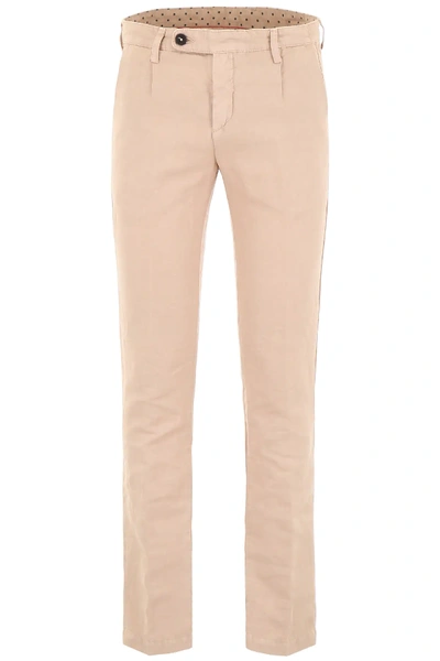 Shop Massimo Alba Ionio Trousers In Brown,beige