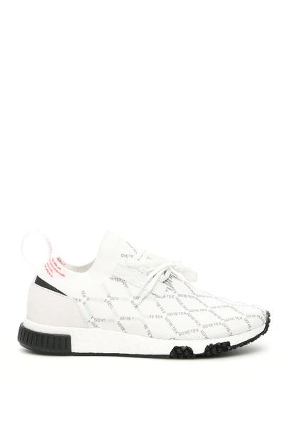 Shop Adidas Originals Nmd Racer Gtx Sneakers In White,grey