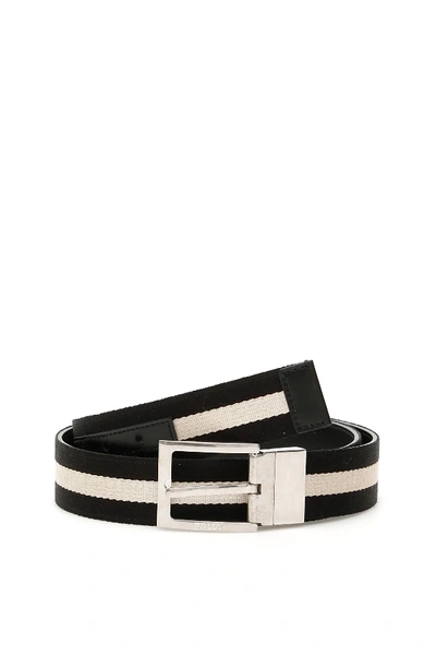 Shop Bally Reversile Tonni Belt In Black,white