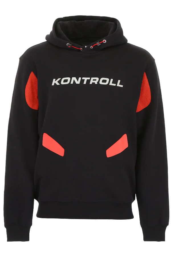 black and red kappa hoodie