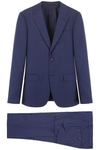 Shop Z Zegna Two-piece Tailoring Suit In Blue