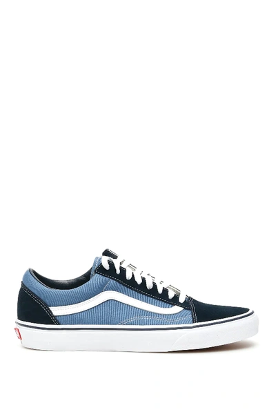 Shop Vans Old Skool Sneakers In Light Blue,blue,white