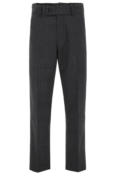 Shop Martine Rose Straight-leg Trousers In Brown,grey