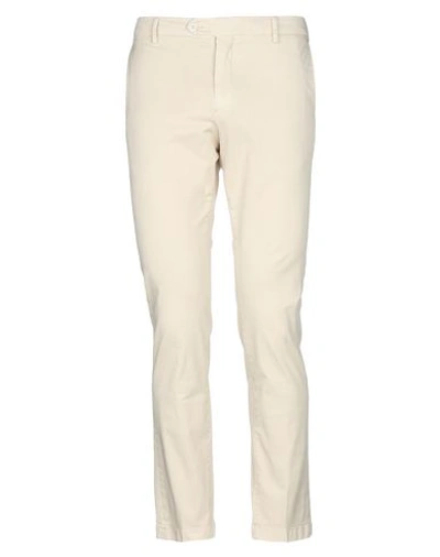 Shop Be Able Man Pants Beige Size 29 Cotton, Elastane