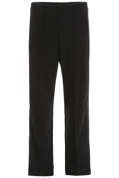 Shop Maison Margiela Joggers With Satin Band In Black