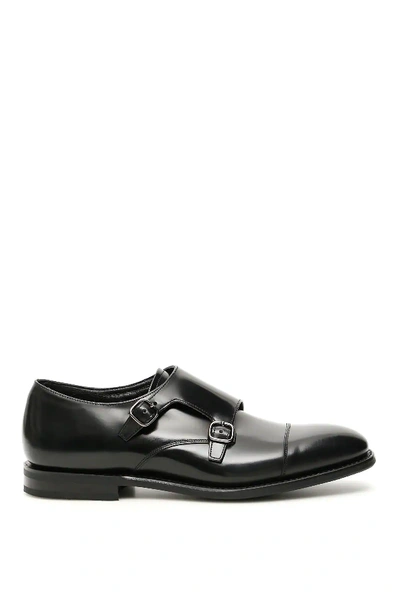 Shop Church's Saltby Double Monk Shoes In Black