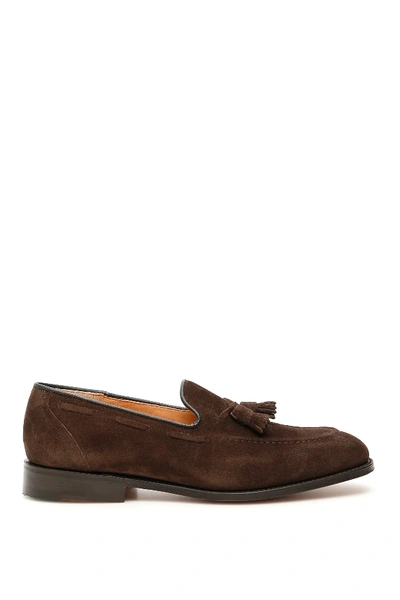 Shop Church's Suede Loafers In Brown