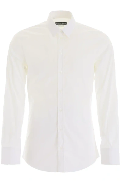 Shop Dolce & Gabbana Gold Fit Shirt In White
