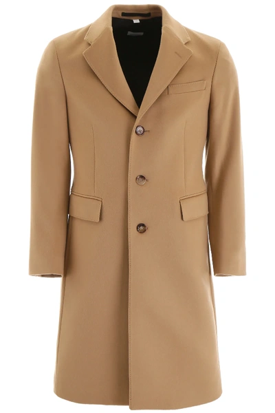 Shop Burberry Tailoring Coat In Beige