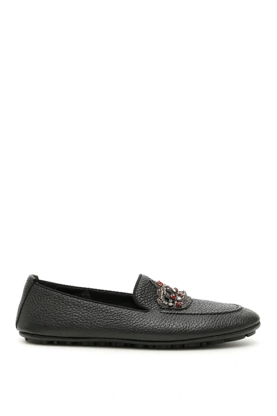Shop Dolce & Gabbana King Driving Shoes In Black