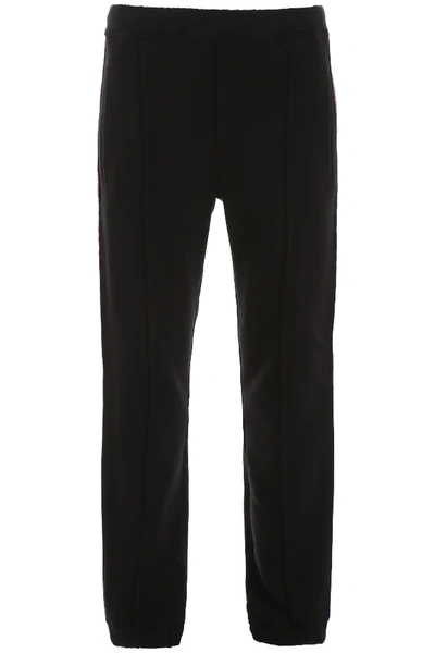 Shop Fendi Joggers With Side Bands In Black