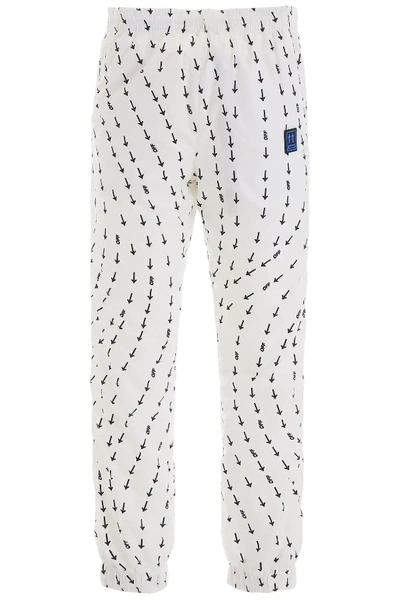 Shop Off-white Printed Joggers In White