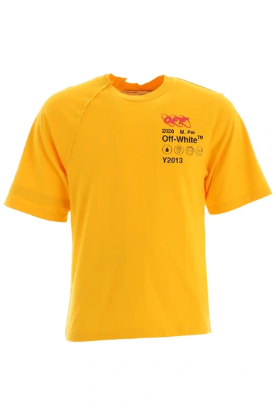Shop Off-white Industrial Y013 T-shirt In Yellow