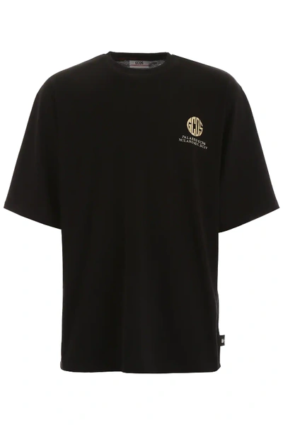 Shop Gcds Palazzo Xciv T-shirt In Black