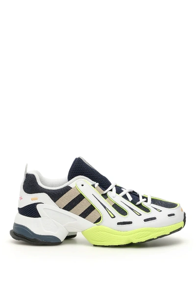 Shop Adidas Originals Equipment Gazelle Sneakers In White,black,yellow