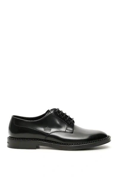 Shop Dolce & Gabbana Marsala Derbies In Black