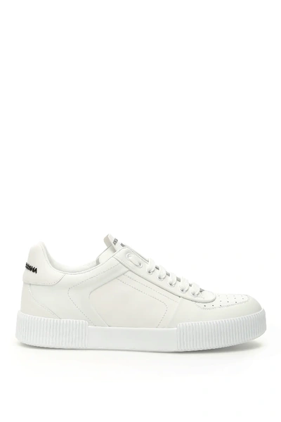 Shop Dolce & Gabbana Miami Sneakers In White