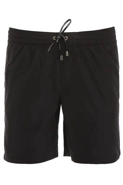 Shop Dolce & Gabbana Swim Shorts In Black
