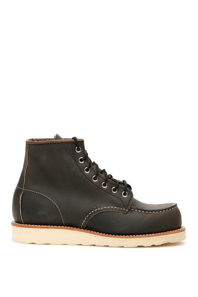 Shop Red Wing Shoes Moc Toe 8890 Boots In Grey