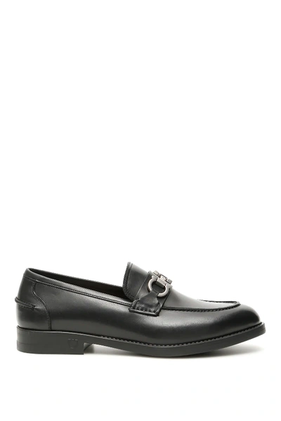 Shop Ferragamo Arlin Moccasins In Black