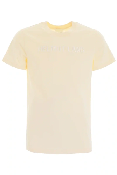 Shop Helmut Lang Logo T-shirt In White