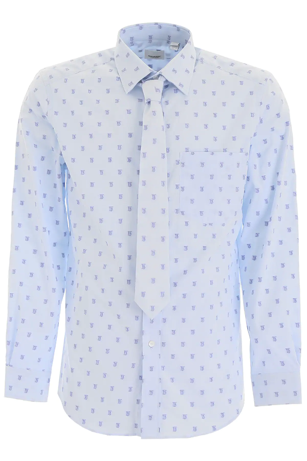burberry shirt and tie
