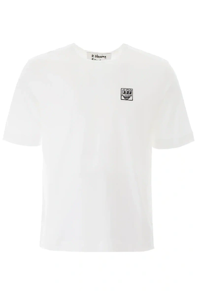 Shop Etudes Studio Keith Haring T-shirt In White