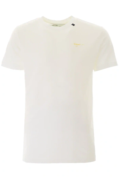 Shop Off-white Arrows T-shirt In Black,yellow