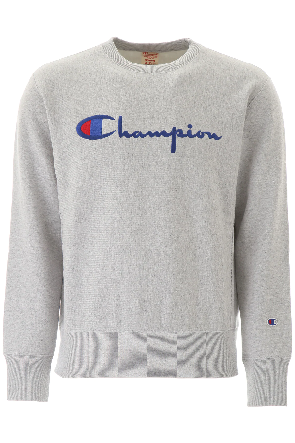 blue and grey champion hoodie