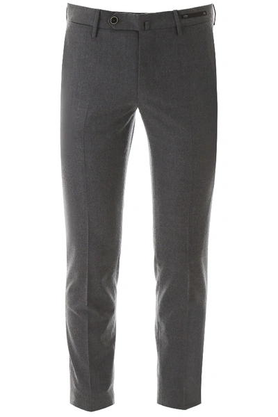 Shop Pt01 Super Slim Trousers In Grey