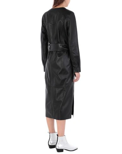 Shop Karl Lagerfeld 3/4 Length Dresses In Black