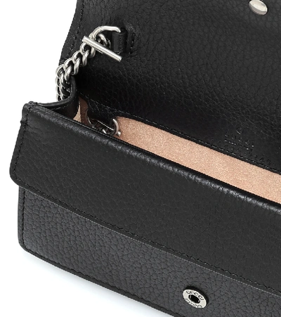Gucci Dionysus Crystal And Leather Cross-body Bag In Black
