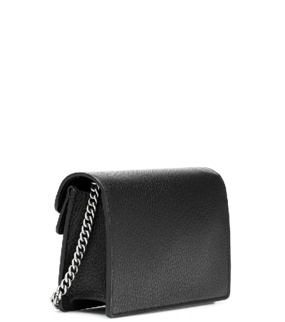 Gucci Dionysus Crystal And Leather Cross-body Bag In Black