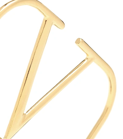 Shop Valentino Garavani Vlogo Earrings In Gold