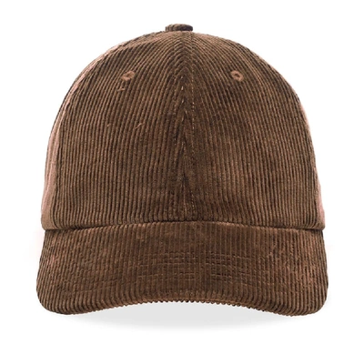 Shop Norse Projects Wide Wale Cord Cap In Brown