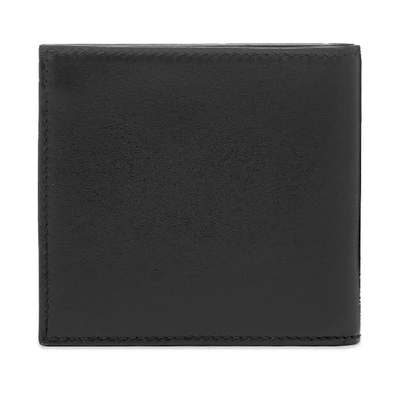 Shop Alexander Mcqueen Graffiti Billfold Wallet In Black