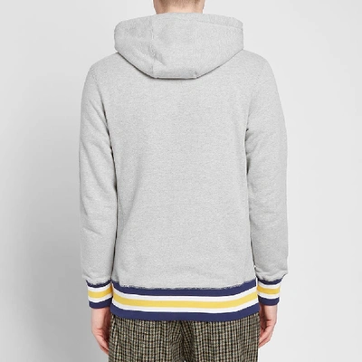 Shop Aimé Leon Dore Collegiate Popover Hoody In Grey